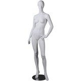 Mannequin femme, tête et cheveux sculptés