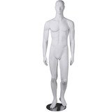 Mannequin homme, tête et cheveux sculptés