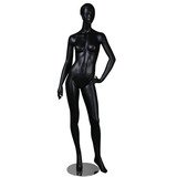 Mannequin femme, tête et cheveux sculptés