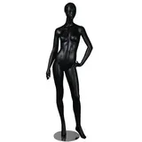 Mannequin femme, tête et cheveux sculptés