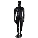 Mannequin homme, tête et cheveux sculptés