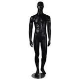 Mannequin homme, tête et cheveux sculptés