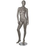 Mannequin femme, tête et cheveux sculptés