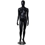 Mannequin femme, finition mate, bras le long du corps