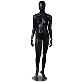 Mannequin femme, finition mate, bras le long du corps