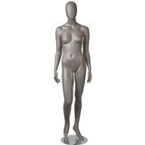 Mannequin femme, finition mate, bras le long du corps - Mannequins abstraits