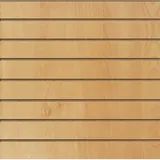 Panneaux rainurés Hêtre Naturel, entraxe 15 cm