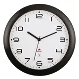 Horloge murale ronde, radio pilotée