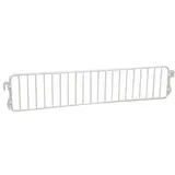 Séparateur grille pour tablette métallique 47 x 9,5 cm - Séparateur rayonnage - Diviseur grille - Blanc