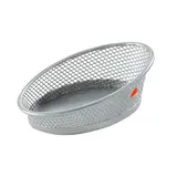 Pot à trombones métal mesh gris anthracite 10,5 x 6 x 4 cm