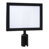 Porte-affiche A4 pour poteau de balisage