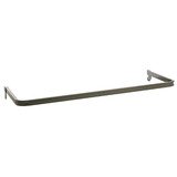 Barre de penderie déportée accroches pas de 50 mm