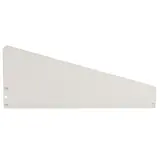 Séparateur pour tablette métallique 37 x 15 cm - Séparateur rayonnage - Diviseur tôle - Blanc