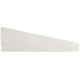 Séparateur pour tablette métallique 47 x 15 cm - Séparateur rayonnage - Diviseur tôle - Blanc