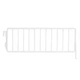 Séparateur grille pour tablette métallique 30 x 9,5 cm - Séparateur rayonnage - Diviseur grille - Blanc
