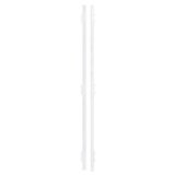 Profils U pour fond ép. 19 mm pas de 25 mm - Ligne Store blanc pas de 25 mm