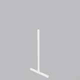 Piètement 2 faces double perforation, pas de 25 mm