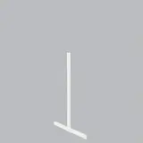 Piètement 2 faces double perforation, pas de 25 mm