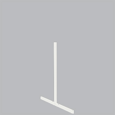 Piètement 2 faces double perforation, pas de 25 mm