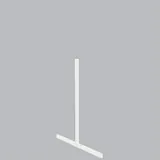 Piètement 2 faces double perforation, pas de 25 mm