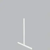 Piètement 2 faces double perforation, pas de 25 mm