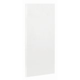 Fond tôle plein d'angle extérieur - Ligne Store blanc pas de 25 mm