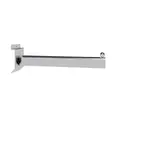 Bras droit pour fond rainuré L 25 cm métal chromé tube ovale 30 x 15 mm