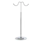 Présentoir réglable porte sac 2 bras H 42 à 70 cm métal chromé - Présentoir sac à main