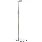 Présentoir réglable porte sac 1 bras H 42 à 70 cm finition inox brossé - Présentoir sac à main