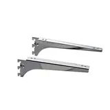 Consoles équerres chromées