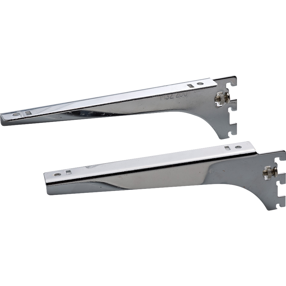 Consoles équerres chromées