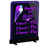 Tableau lumineux avec éclairage par LED