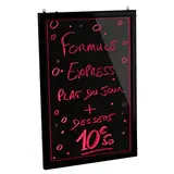 Tableau lumineux avec éclairage par LED à poser ou à suspendre