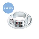 Platine murale pour tube ø 32 mm