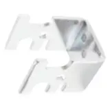 Support pour grille murale 4,9 x 3,9 cm métal chromé - Lot de 4