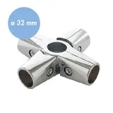 Fixation box system 4 départs ø 32 mm