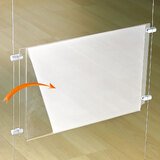 Plexi porte-affiches