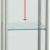 Étagère en verre pour vitrine 36,3 x 36,3 cm