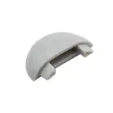 Embouts de finition gris pour rail aluminium - Lot de 4