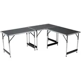 Set de 3 tables multifonctions pour marché pliables, tables pliantes pour marché