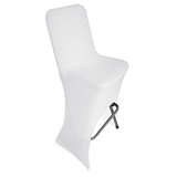 Housse tissu blanche pour chaise haute