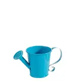 Mini-Arrosoir en zinc ø 5,7 x H 5,3 cm - Petit arrosoir déco - Bleu turquoise