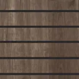 Panneau rainuré MDF chêne foncé 120 x 120 cm – Entraxe 15 cm – 7 rainures – Épaisseur 18 mm - Lot de 2