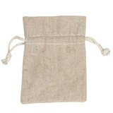 Sacs tissu coton naturel - Sachets en coton