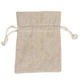 Sacs tissu coton naturel