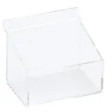 Présentoir plexi pour panneau rainuré 11 x 7,5 x 8,5 cm - Boîte plexi - Bac plexi