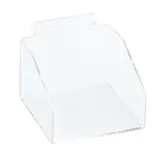 Présentoir plexi pour panneau rainuré 14,5 x 14,5 x 12 cm - Boîte plexi - Bac plexi