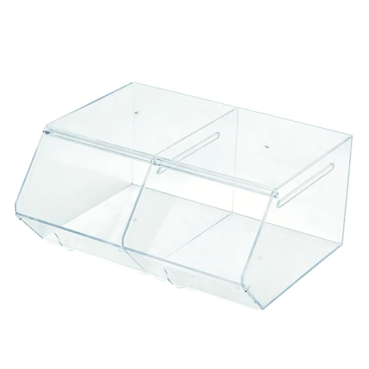 Vitrine De Protection Alimentaire A+H 60cm - Verre PETG Transparent - Pour Pâtisseries Et Buffets - Hygiène Et Présentation