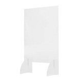 Écran de protection transparent anti projection pour comptoir 60 x H 90 cm - Vitres de protection de comptoir