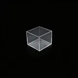 Cube de présentation transparent PMMA 12 x 12 x 10 cm - Cube plexi - Cube acrylique